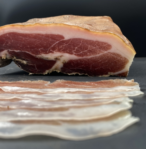coeur de jambon sec truffé